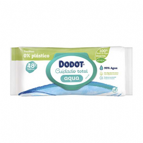 Dodot aqua pure toallitas humedas para bebes (48 unidades plastic free)