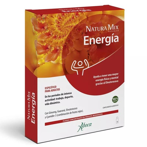 Natura mix advanced energia (10 frascos monodosis)
