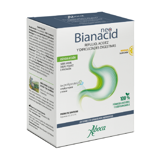 Neobianacid 20 sobres granulado monodosis 1,55 g sabor limon