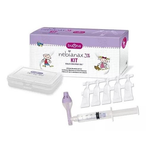 Nebianax 3% kit (20 viales 5 ml + spray-solucio)