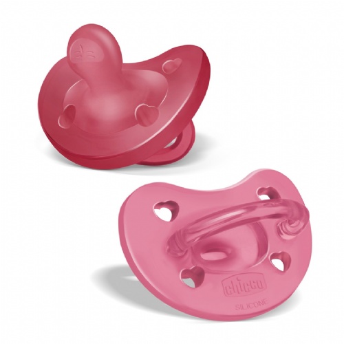 Chicco Chupete Soft silicona 16-36meses Rojo (1 unidad)