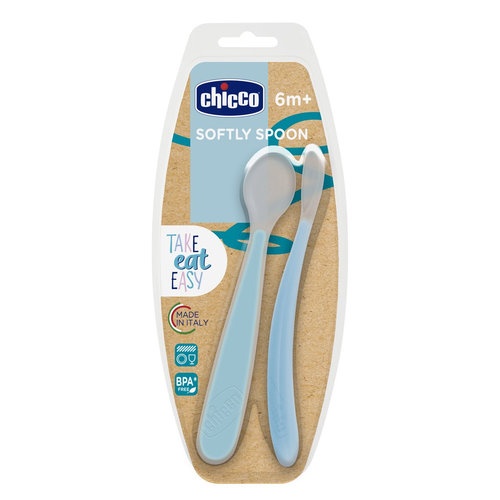 Chicco Chicco Cuchara de Silicona Blanda 6m+ 