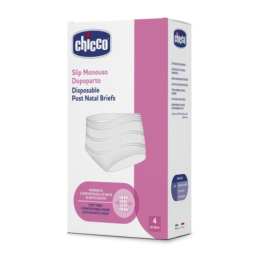 Chicco Mammy Braguitas desechable elásticas (talla ÚNICA - 4 ud)