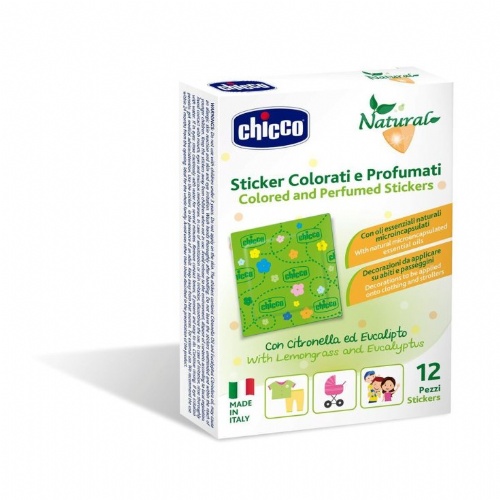 Chicco Parches Perfumados de colores 12 pcs