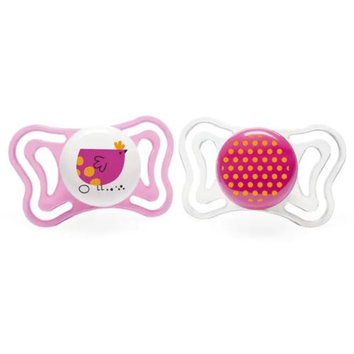 Chicco Chupete Silicona Ortodóntico Physio Light 16 - 36 meses Rosa (2 unidades)