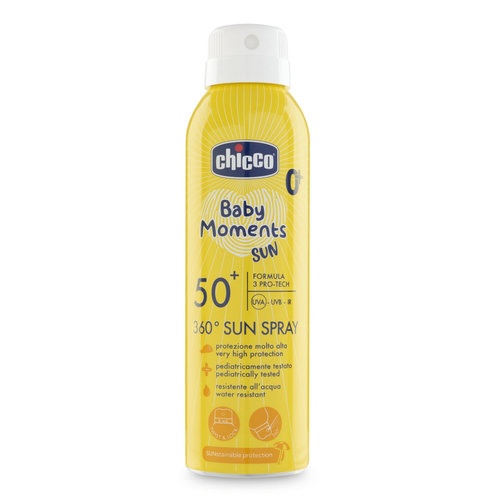 Chicco baby moments 0+ sun spray 50+ 150 ml