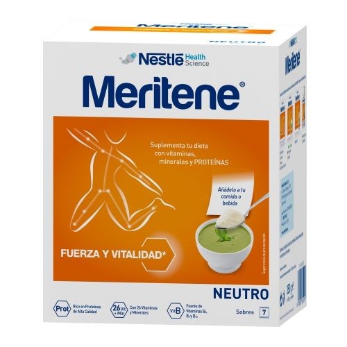 Meritene Neutro al plato (7 sobres x 50 g)