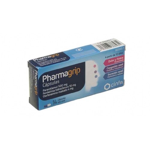 PHARMAGRIP CAPSULAS , 14 cápsulas