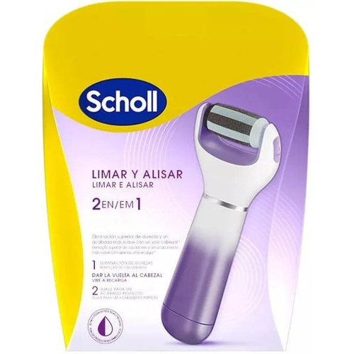 Scholl velvet smooth - lima electronica con recambio exfoliante (rosa)