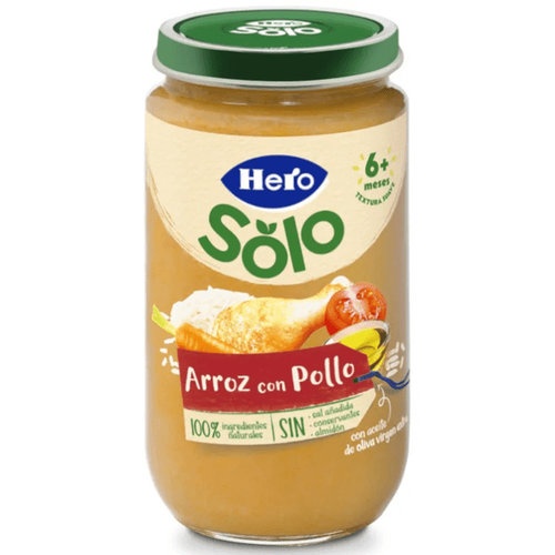 Hero baby arroz con pollo (1 tarro 235 g)