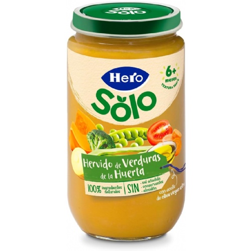 Hero baby hervido verduritas de la huerta (1 tarro 235 g)