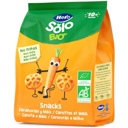 Hero solo snack de zanahoria (1 envase 40 g)