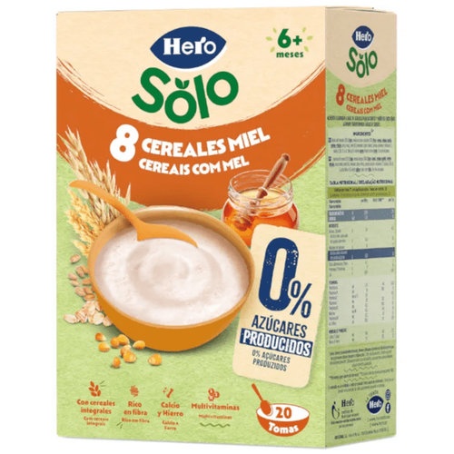 Hero 8 cereales miel (1 bolsa 340 g)