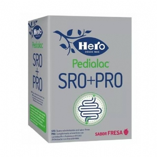 Hero pedialac sro + pro (3 bolsitas de suero 200 ml + 1 vial 2 ml)