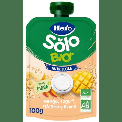Hero solo (1 bolsita 100 g sabor mango platano y yogur)