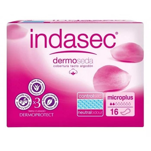Compresa perdidas leves indasec discreet microplus 16 unidades - indasec discreet
