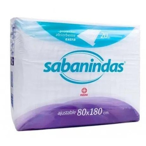Sabanindas Extra Protector de Cama 80 x 180 cm (20 ud)