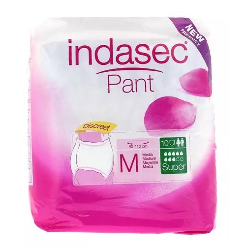 Indasec Discreet Pant Super Talla M (10 ud)