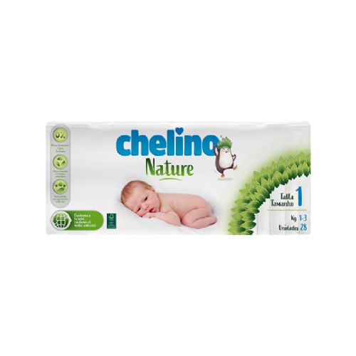 Chelino Nature Pañal Infantil Talla 1 28 unidades