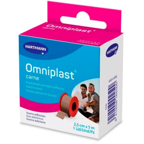Esparadrapo hipoalergico omniplast tejido resistente 1 unidad 5 m x 2,5 cm - omniplast tejido resist