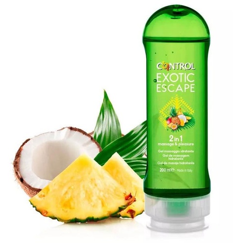 Control exotic escape - 2 in 1 massaje & pleasure (gel 1 envase 200 ml)