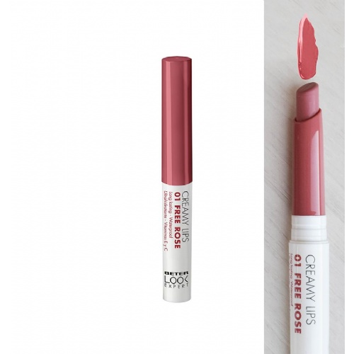 Lipstick creamy lips beter (1 unidad color 03 wild red)