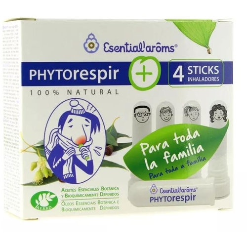 Phytorespir - esential aroms (1 frasco 30 ml + 4 sticks)
