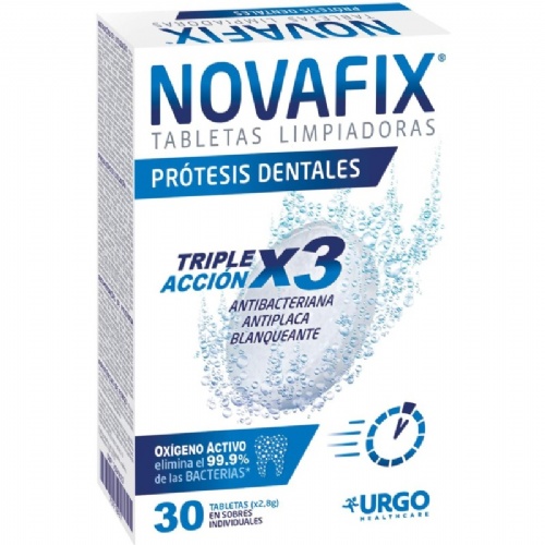 Novafix tabletas limpiadoras triple accion  30 unidades