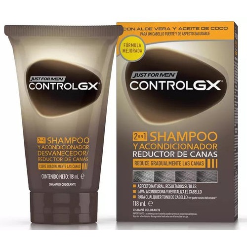 Control gx reductor de canas 2 en 1 - champu y acondicionador (1 tubo 118 ml)