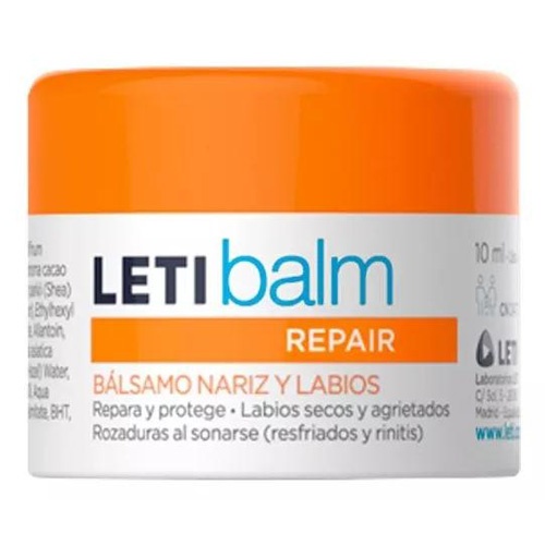 LETIbalm Pediátrico Bálsamo Reparador Nariz y Labios (10 ml)