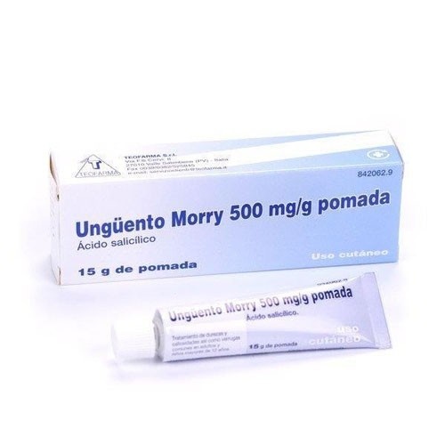 UNGÜENTO MORRY 500 mg/g POMADA, 1 tubo de 15 g
