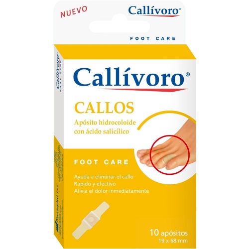 Callivoro callos aposito hidrocoloide  10 unidades 68 mm x 19 mm