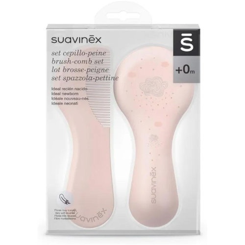 Suavinex Set Cepillo-Peine rosa