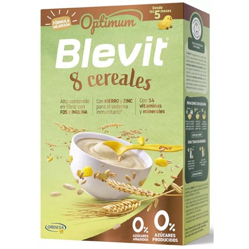 Blevit optimum 8 cereales 250 gramos