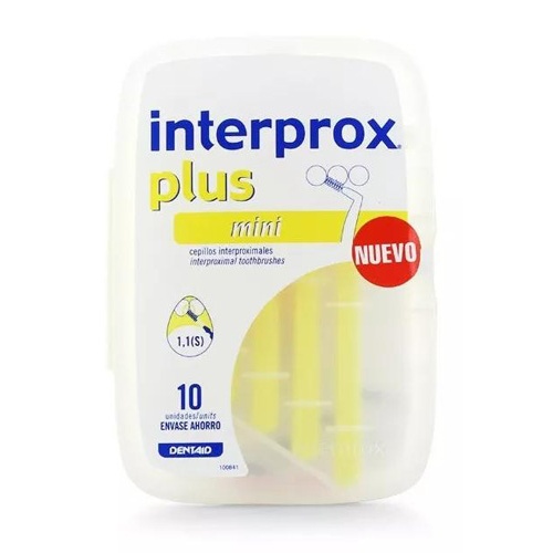 CEPILLO ESPACIO INTERPROXIMAL - INTERPROX PLUS (MINI ENVASE AHORRO 10 U)