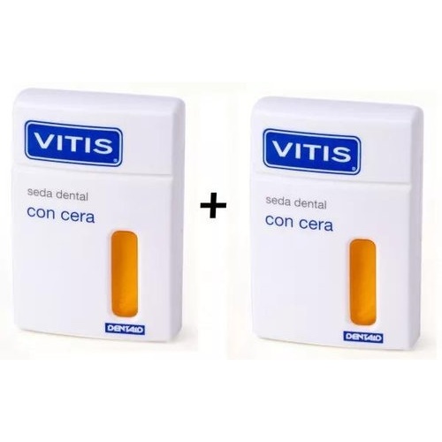 VITIS SEDA DENTAL CON CERA (50 M 2 U DUPLO)