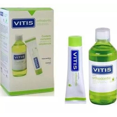 Vitis orthodontic pasta dentifrica y colutorio (pack)