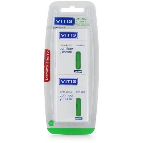 Vitis seda dental con fluor y menta  50 m 2 unidades