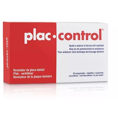 Plac control comprimidos - revelador placa dental (20 comp)