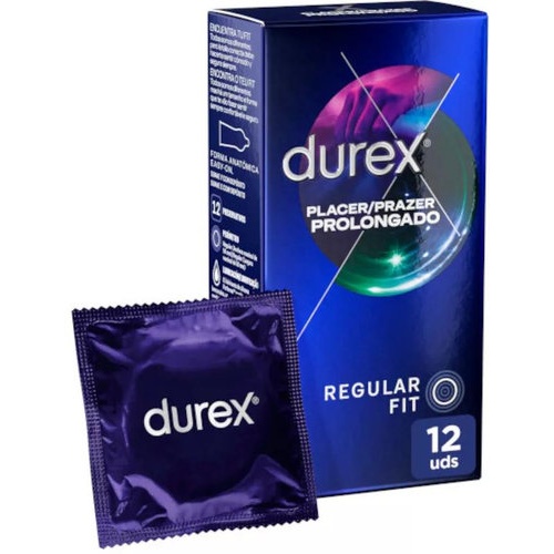 Durex Preservativos Placer Prolongado (12 ud)