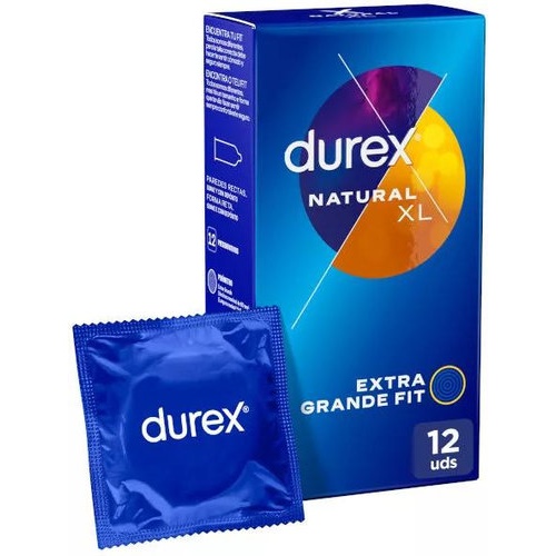 Durex Preservativos Natural XL (12 ud)