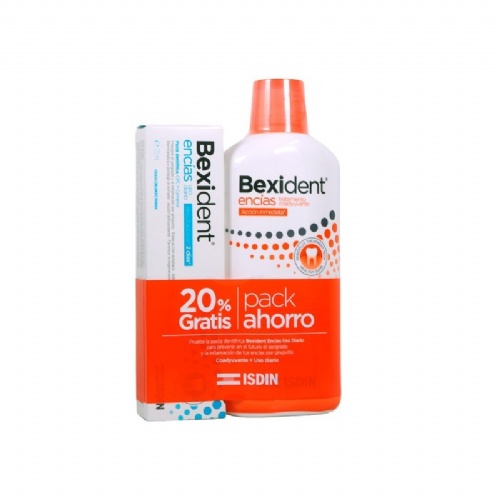 Bexident encias colutorio 500ml + pasta 125ml