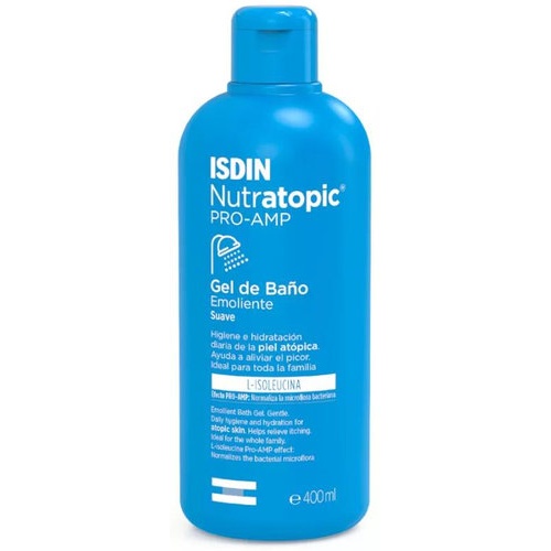 Nutratopic Pro-AMP Gel de baño emoliente Piel atópica