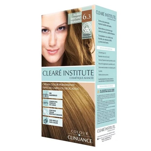 Clearé Colour Clinuance Crema Color Permanente 6.3 Rubio Oscuro Dorado