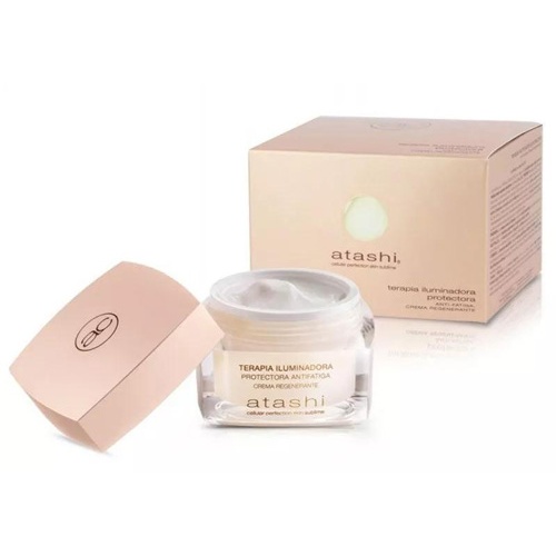Atashi cellular perfection skin sublime terapia iluminadora protectora anti-fatiga crema regenerante