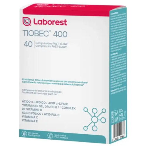 Tiobec 400  40 comprimidos fast slow