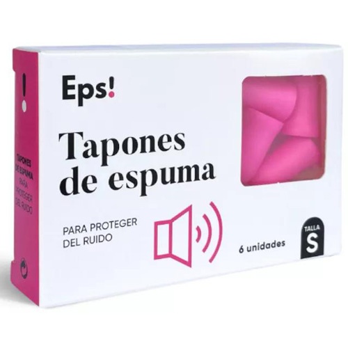 Tapones de espuma - eps! (6 unidades talla s)
