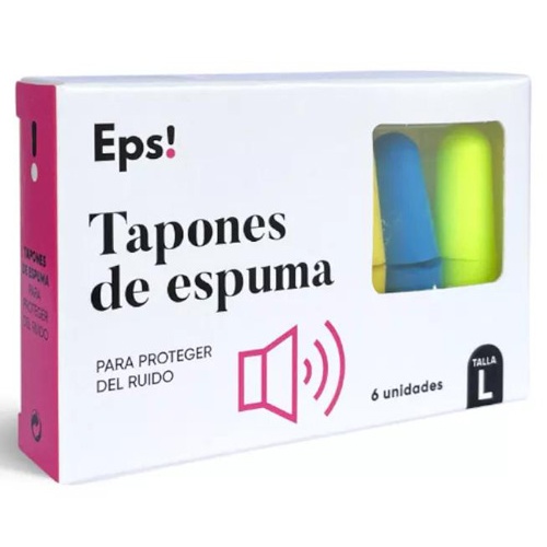 Tapones de espuma - eps! (6 unidades talla l)