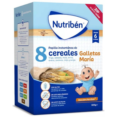 Nutribén® 8 Cereales galletas María