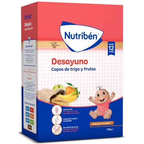 Nutribén Desayuno trigo y frutas (600 g)